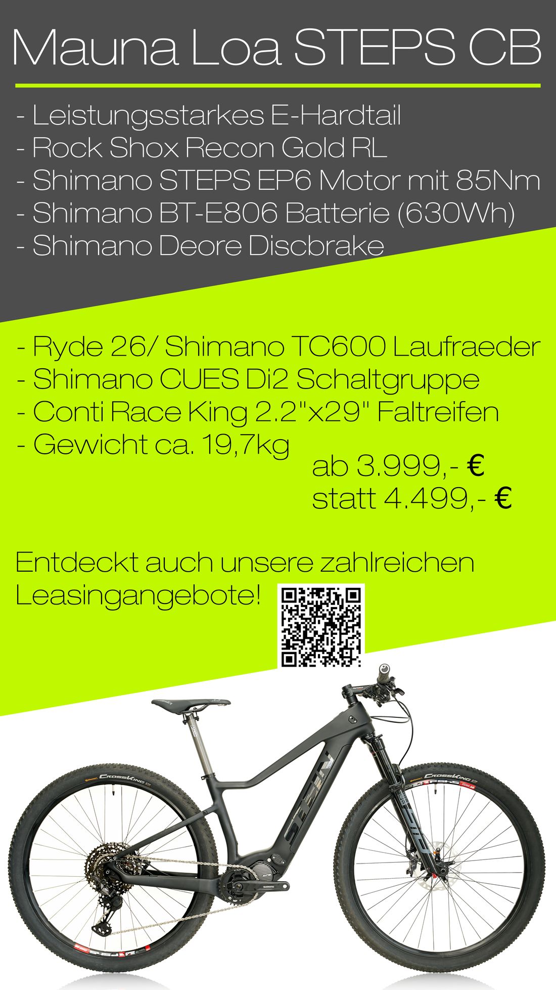 Angebot Mauna Loa STEPS CB Website 1100